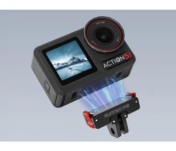 Sunnylife Magnetyczny uchwyt szybkiego montażu do DJI Osmo Action 2/3/ - 1509311 - zdjęcie 3